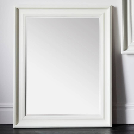 White : Khung Gương Gỗ Sồi 70 x 90cm
